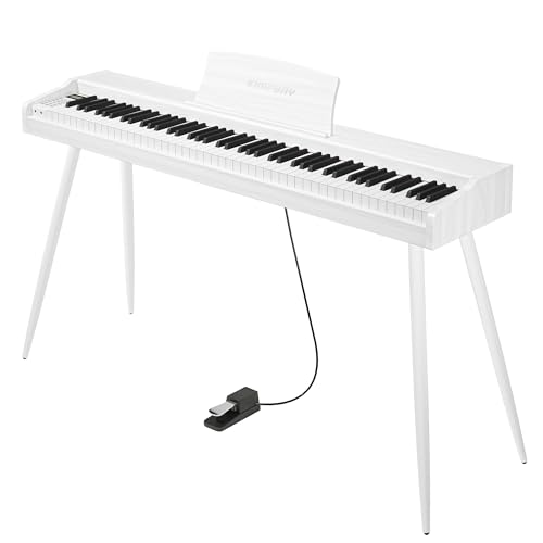電子ピアノ 88鍵盤 ペダル付き 木製 電子 ピアノ 88鍵 MIDI ピアノ Amazon | KIMFBAY 電子ピアノ 88鍵盤 木製 電子 ピアノ 88鍵